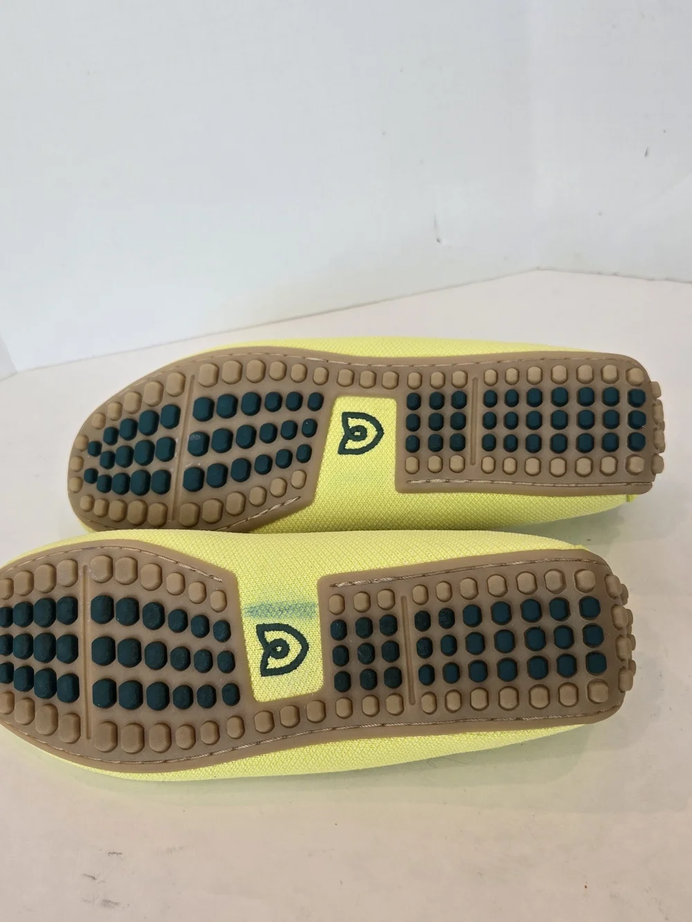Rothy's Lemon Yellow Canvas Penny Loafers